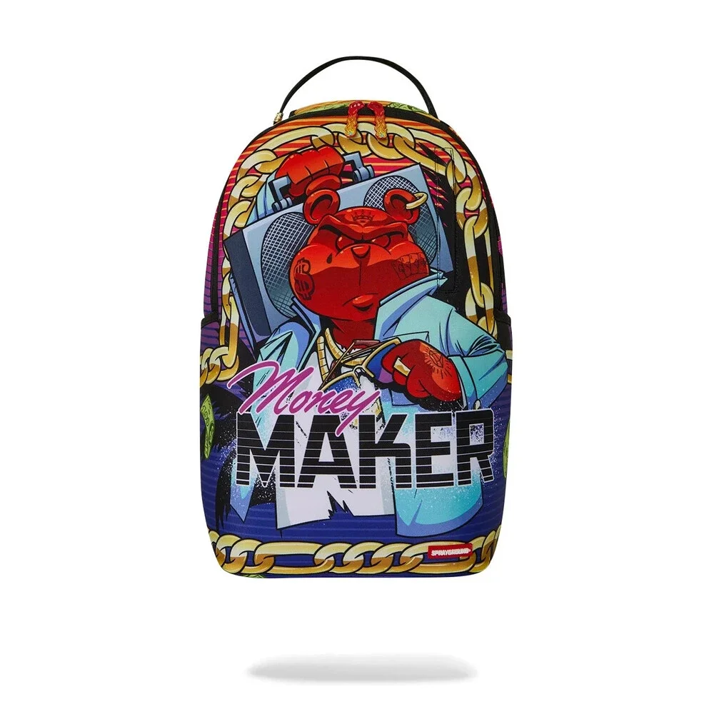 Sprayground Diablo Money Maker Backpack Unisex Multi Shoulder Strap bag SPR367
